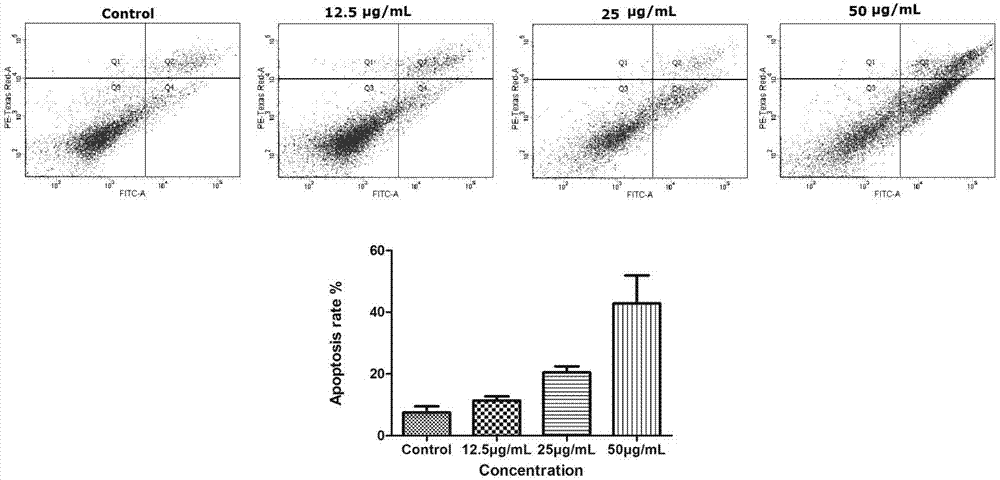 Application of fluoro-thiosemicarbazone compound in antitumor drug