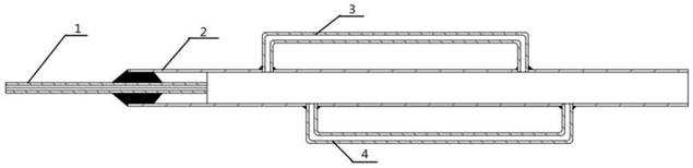 Capillary steam-doped super-cavitation jet noise suppression device