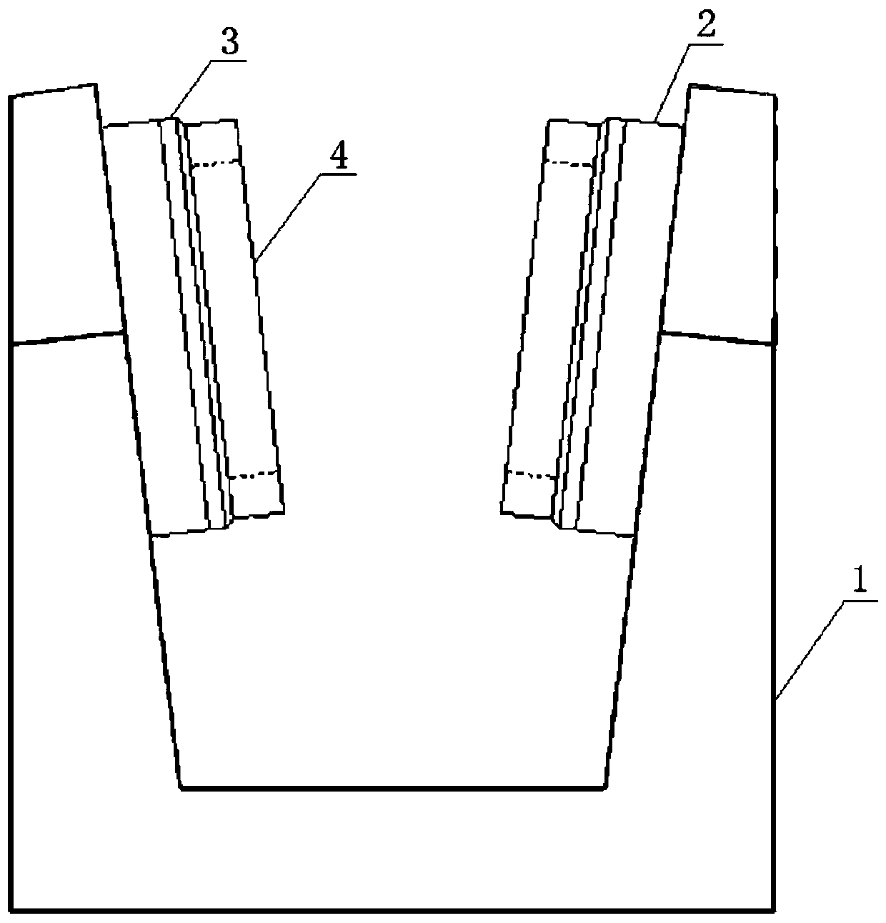 Inclined opening magnet for specialist magnetic resonance