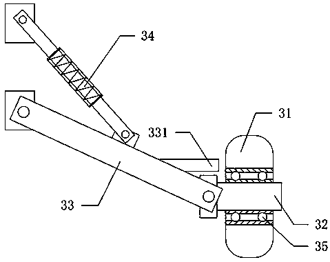 Sliding plate applied to rugged road surface