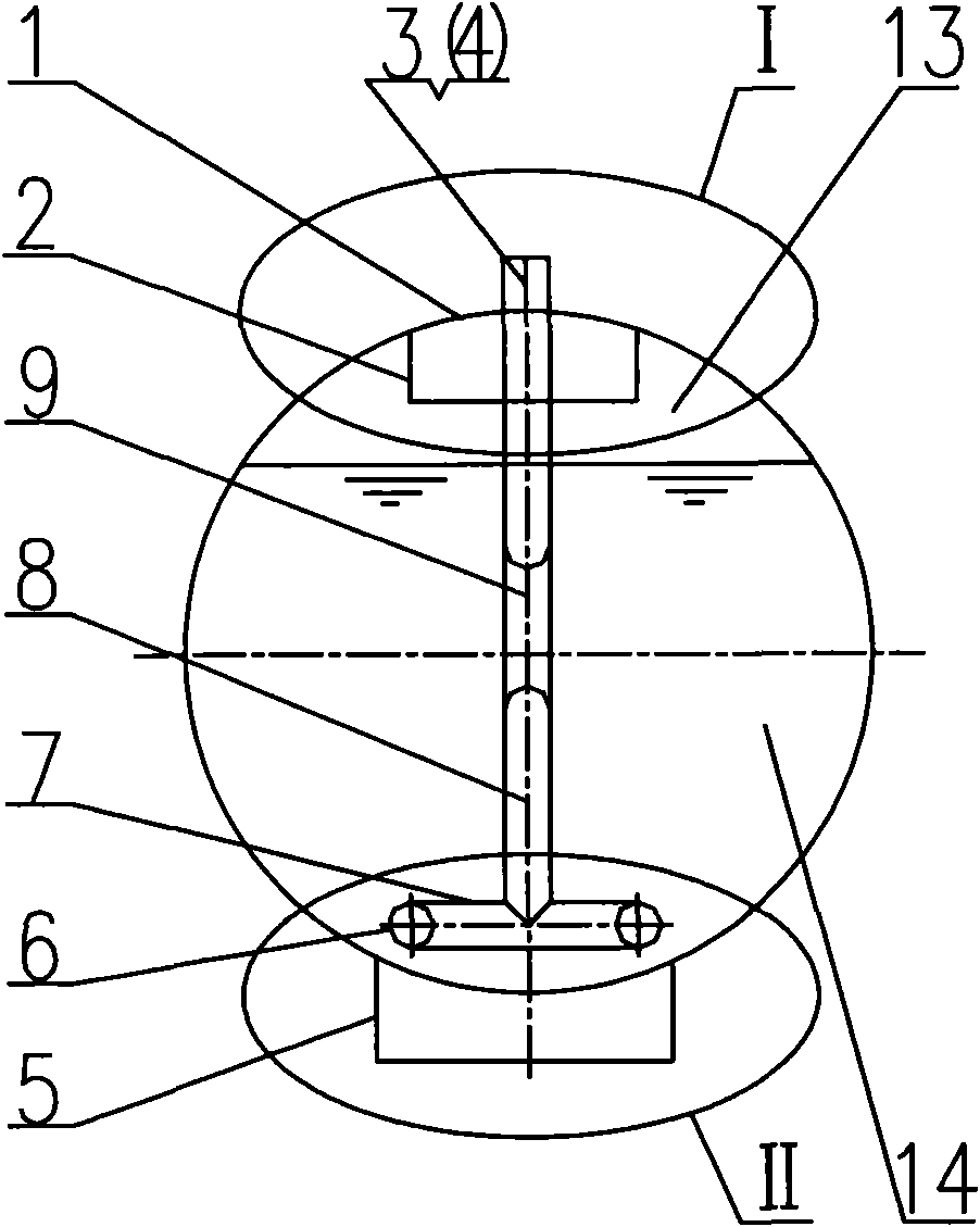 Low-water-level horizontal steam distributing pipe bottom-heating steam-jetting heat storage device