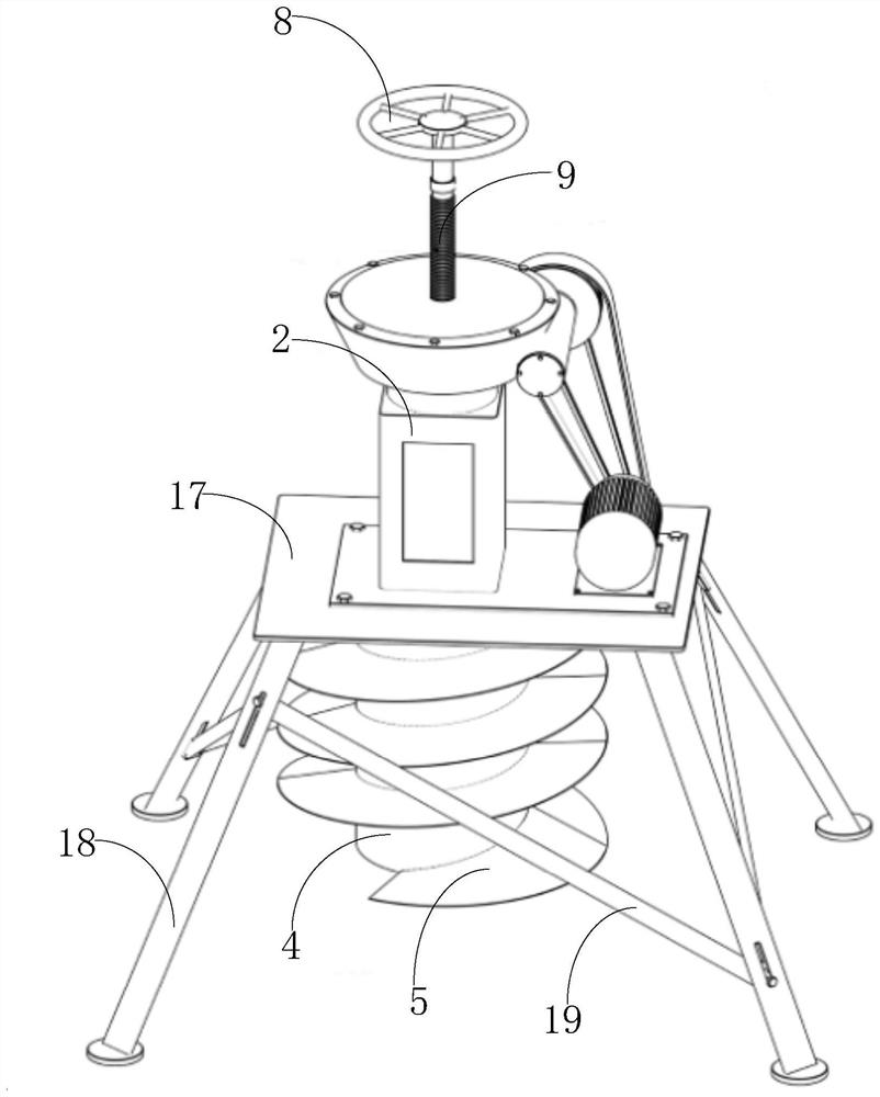 Automatic excavation equipment for expanded head of tubular pile