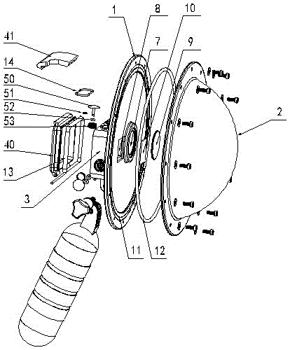 Water surface lens cover