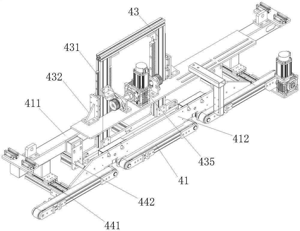 High-speed packaging machine capable of circularly receiving bricks