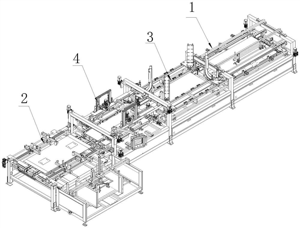 High-speed packaging machine capable of circularly receiving bricks