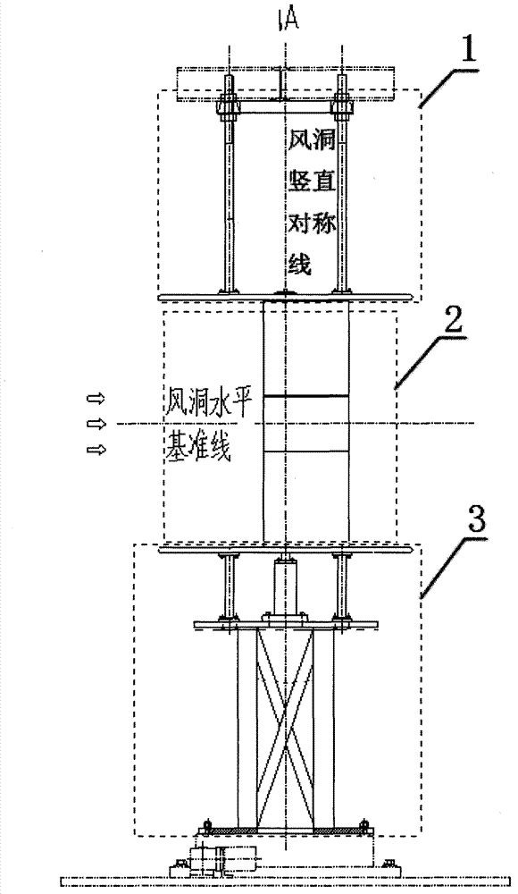 Two-dimensional airfoil type test platform