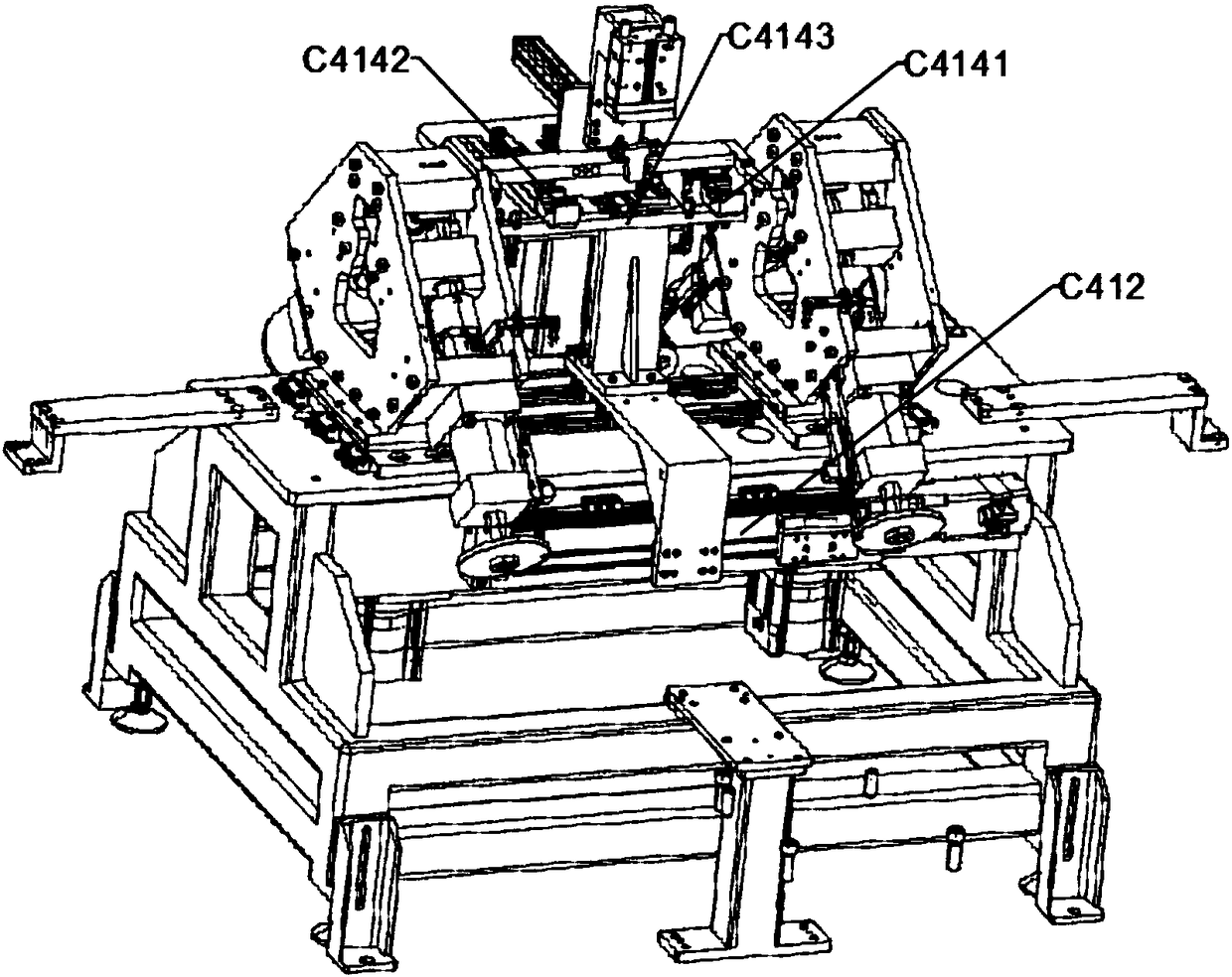 Holder shift point stamping system