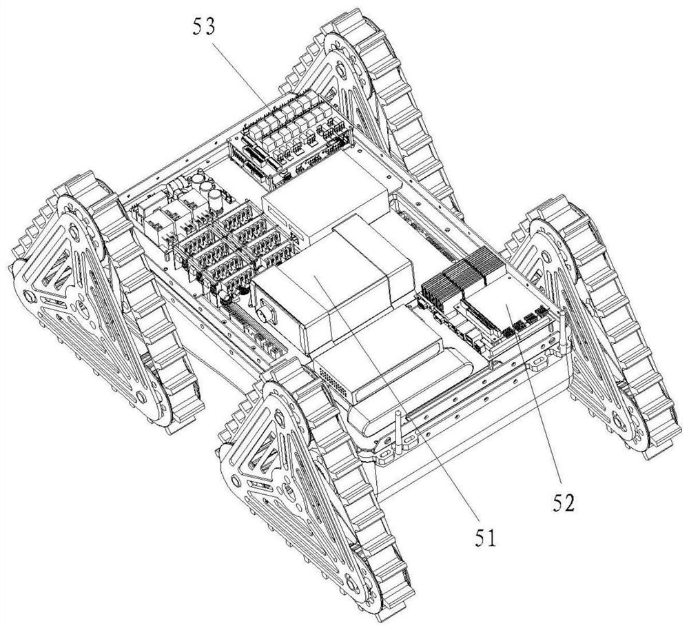 Triangular crawler-type inspection robot