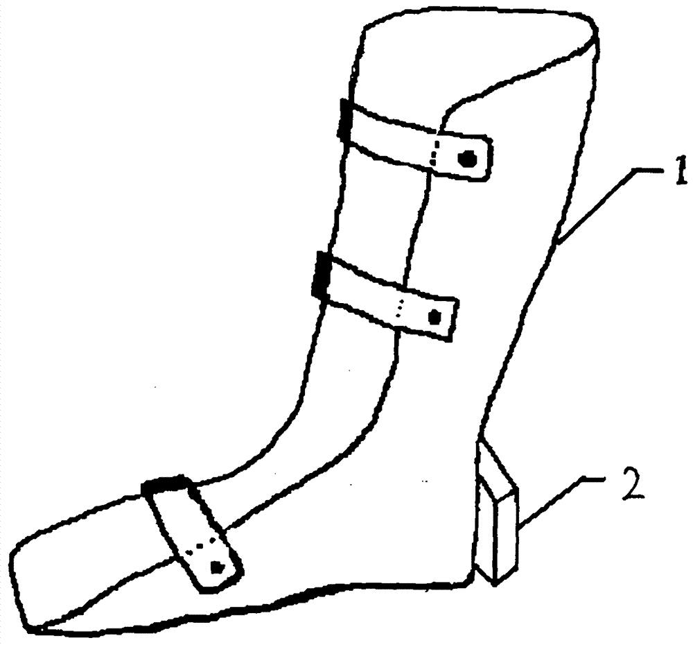 Lower limb stress recording device