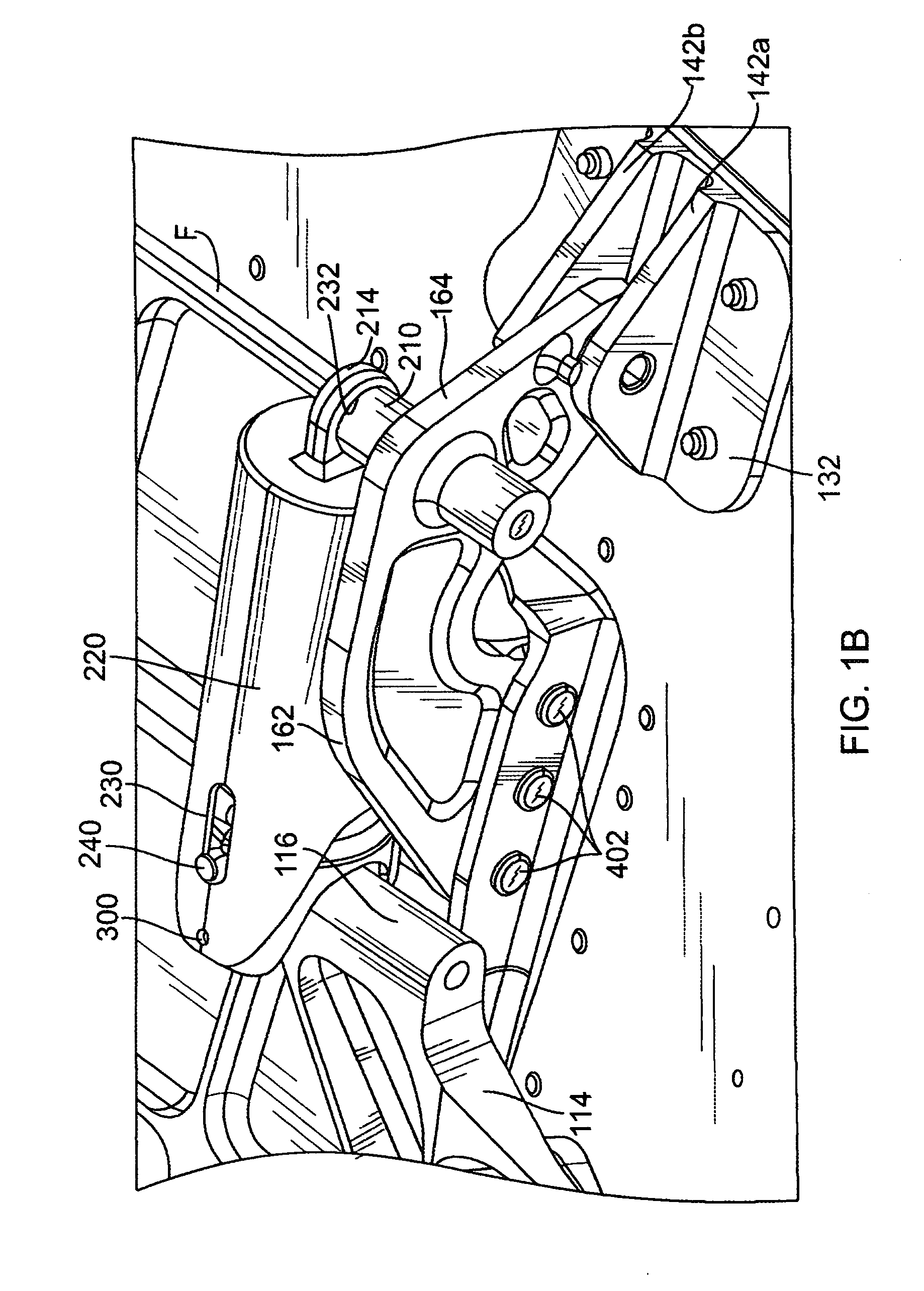 Spring loaded pressure relief door