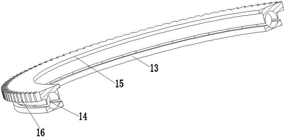 Power distribution station motor stator core fixing device