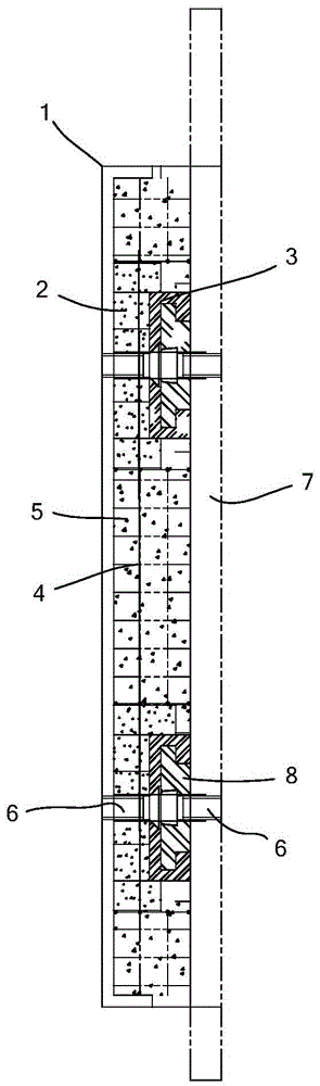 A heat-insulating and wear-resistant lining board for coke-quenching car doors