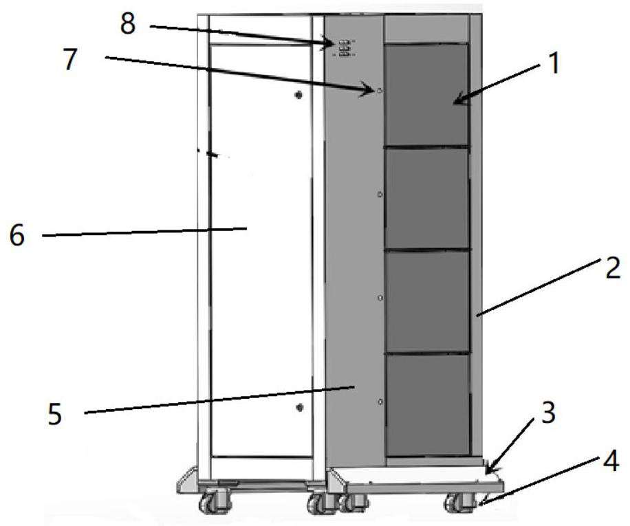 A kind of battery intelligent charging and power changing platform