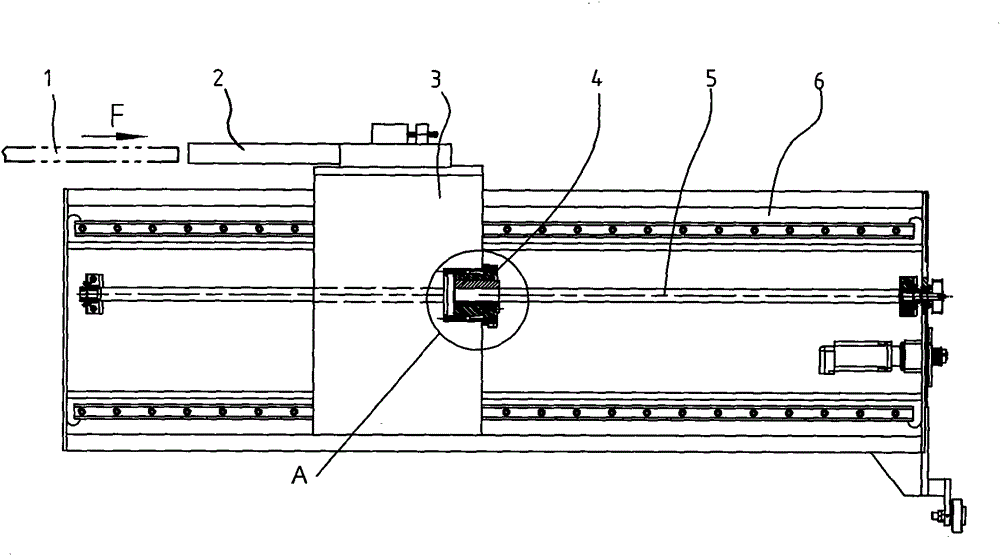 A sheet metal positioning device on a bending machine