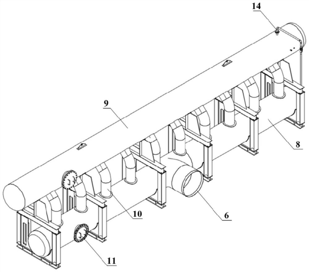 Water spraying system and control method for heat treatment of metal plate and strip