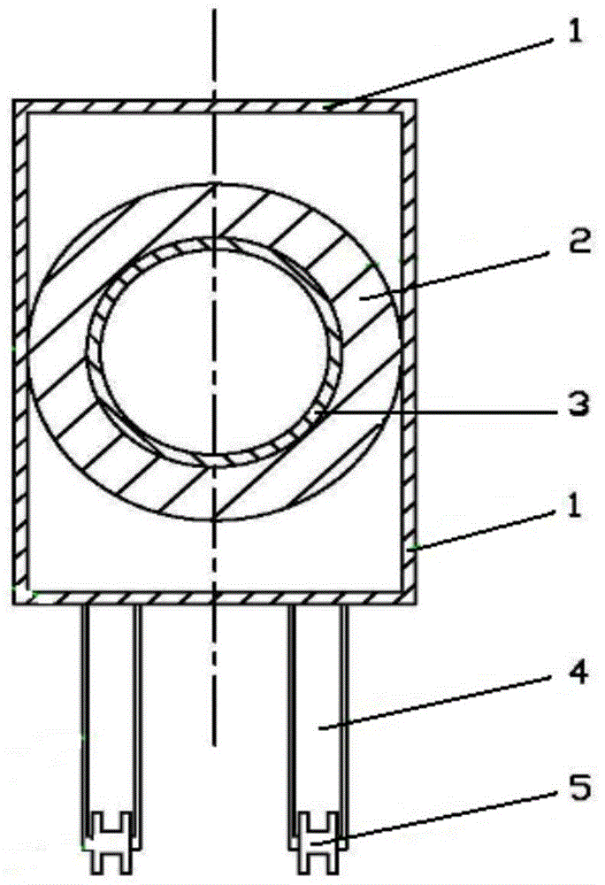 Mobile induction heating device and its application in defect repair of bimetal bushing