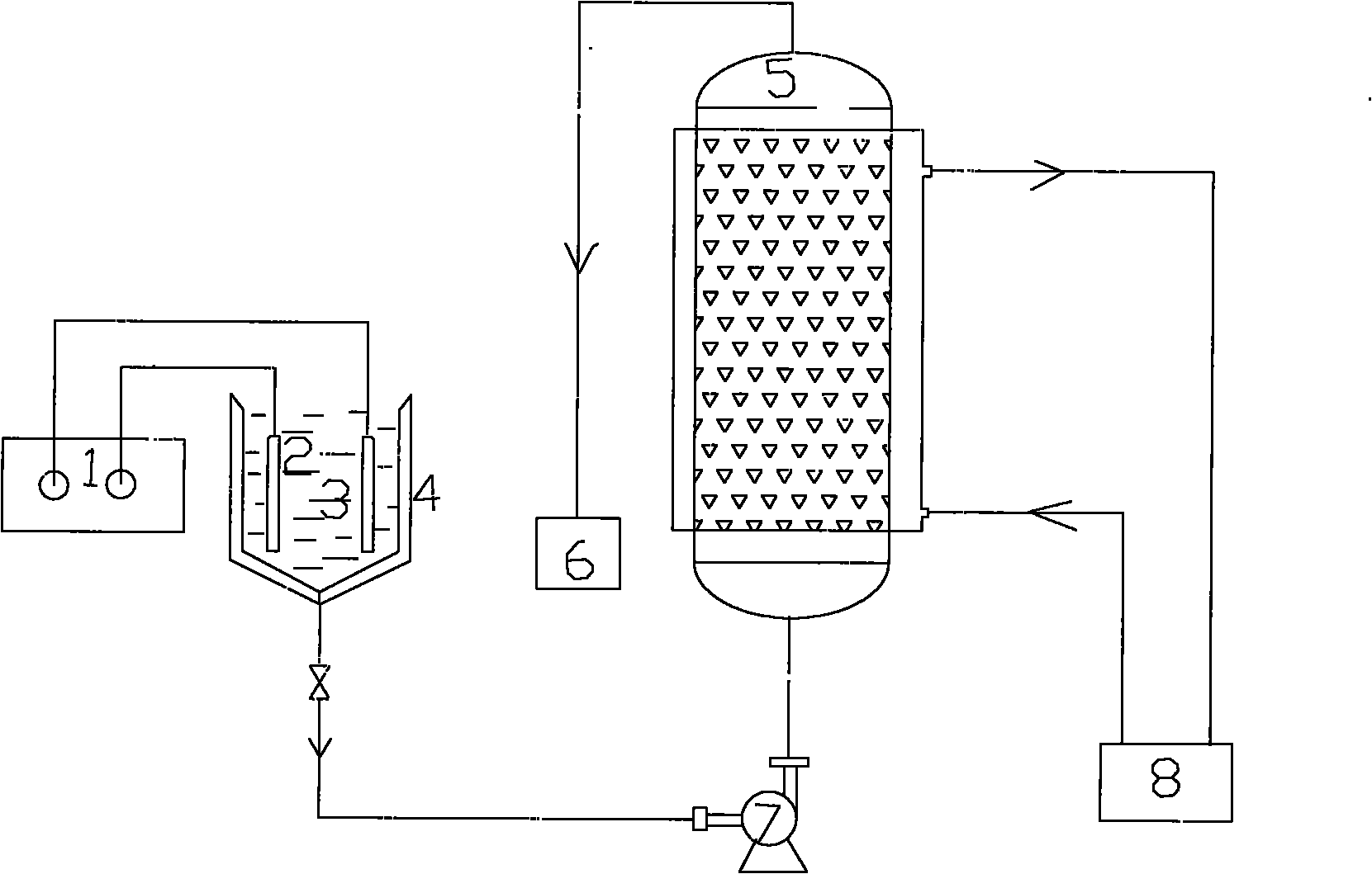 Method for electrolysis-catalytic oxidation joint treatment on salt-containing organic wastewater