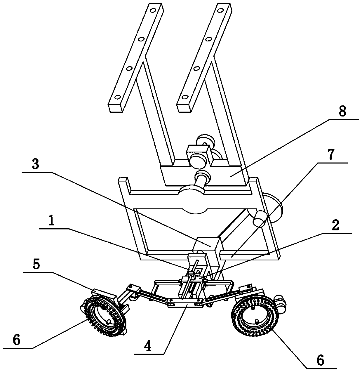 Building wall spraying device