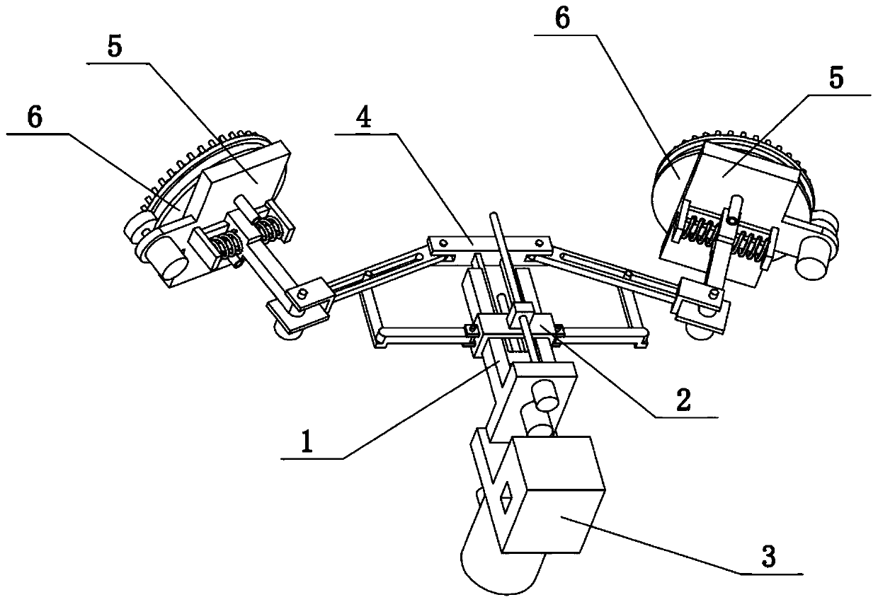 Building wall spraying device