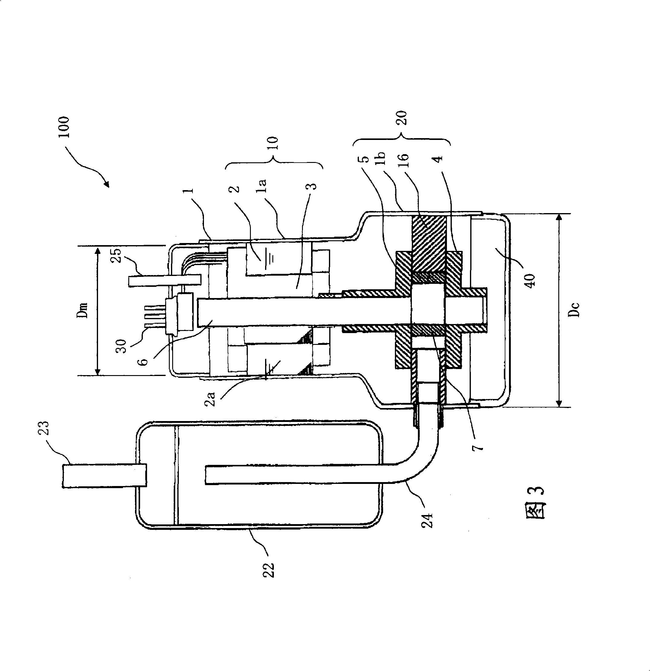 Hermetic type compressor