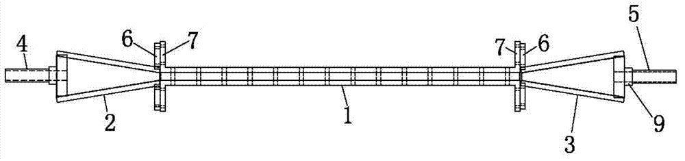 Visualization experiment device and method for transport law of coal dust in cracks