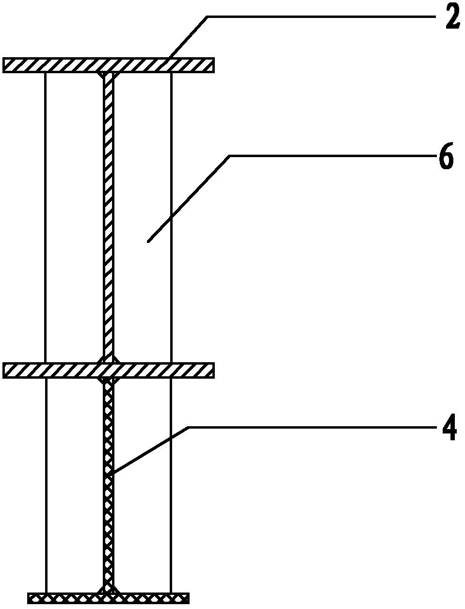 Cave mouth structure of steel-plate shear wall