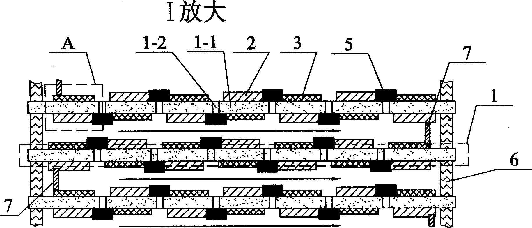 Group battery composed of single air chamber solid oxide fuel cell