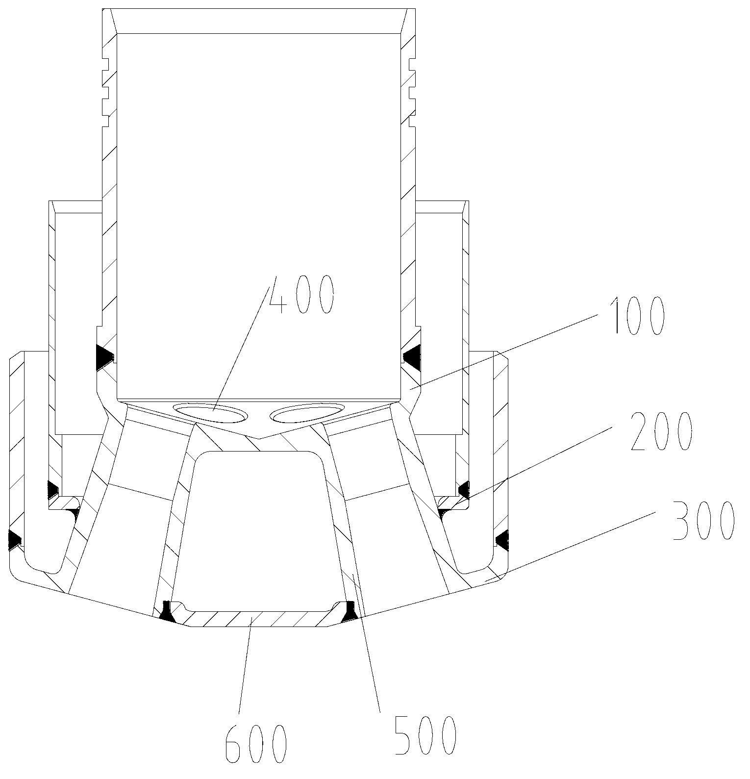 Non-sticky steel converter oxygen lance and manufacturing method thereof