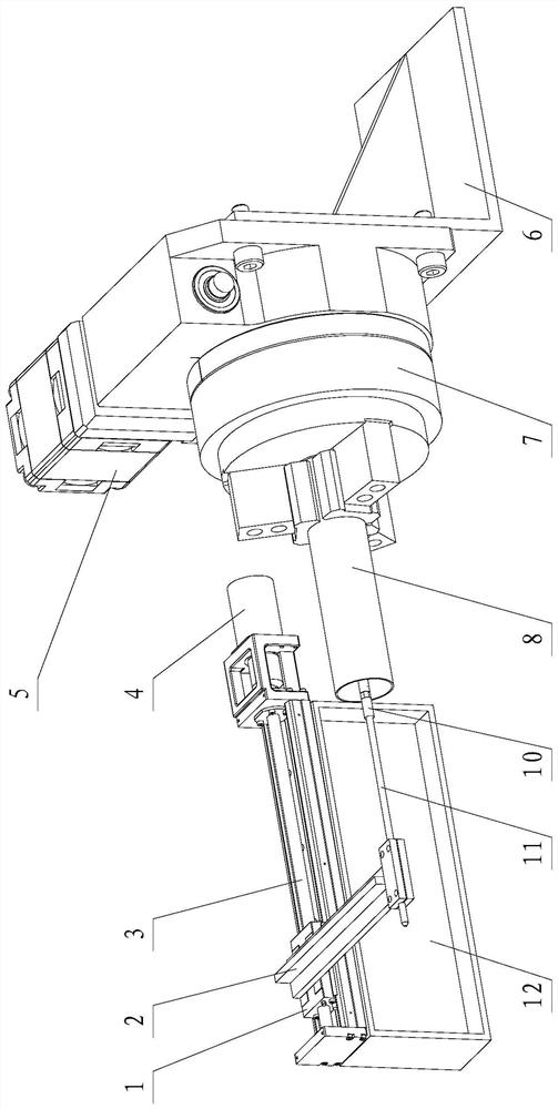 A solid rocket motor charge emptying device