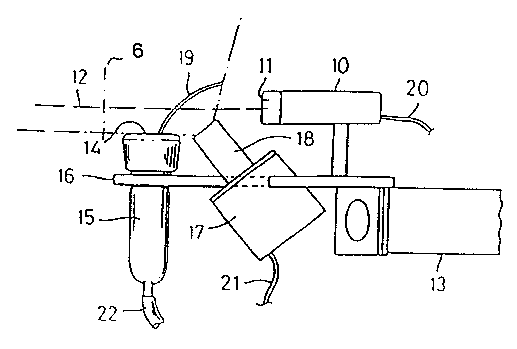 Apparatus and method for recognizing and determining the position of a part of an animal