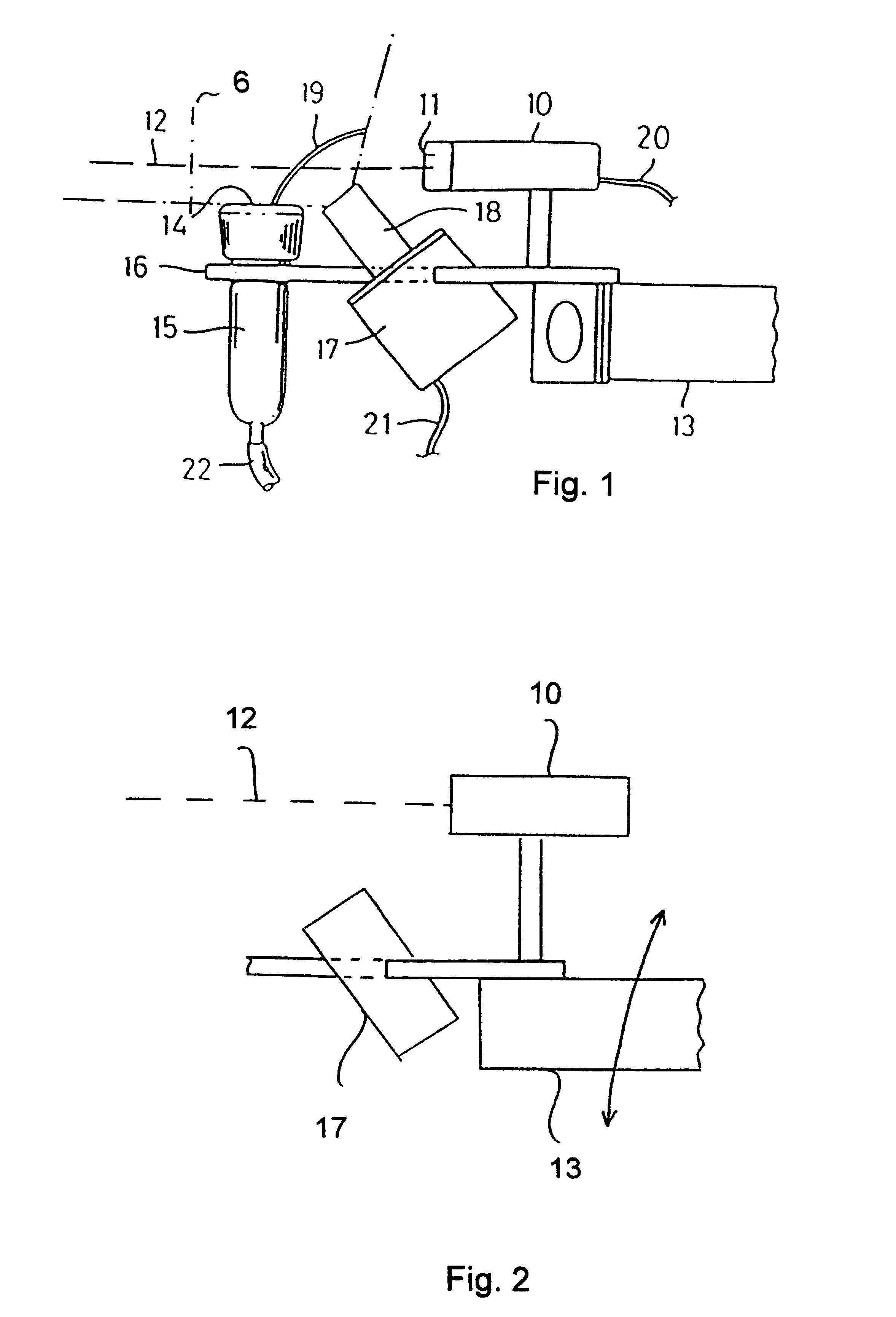 Apparatus and method for recognizing and determining the position of a part of an animal