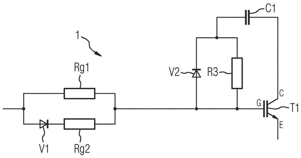 Wiring of a semiconductor switch