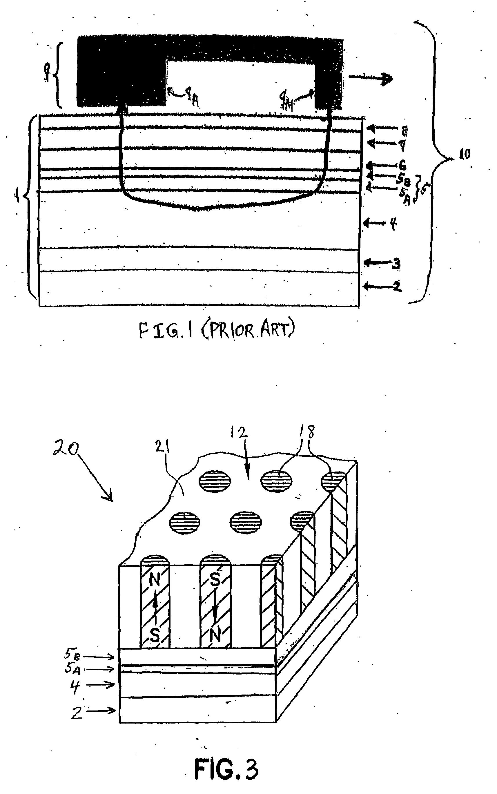 Process for fabricating patterned magnetic recording media