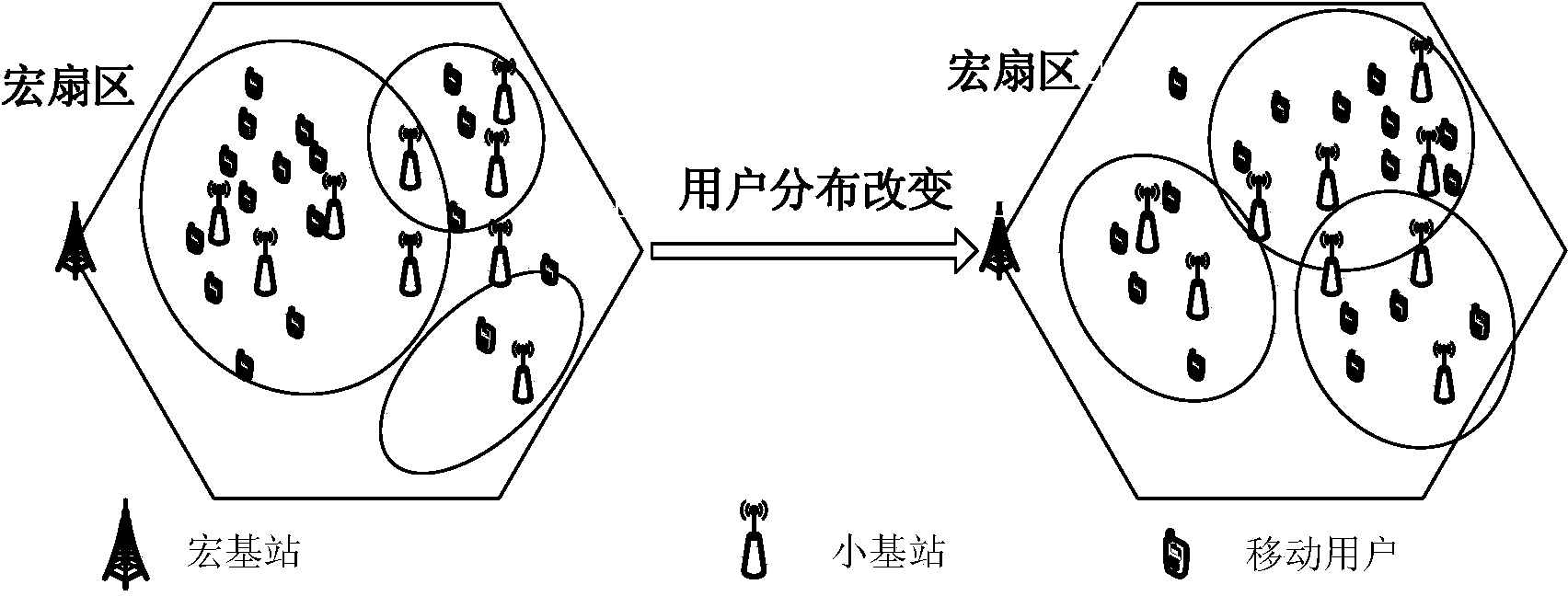 Cell-oriented amorphous coverage small base station deployment method in cellular network