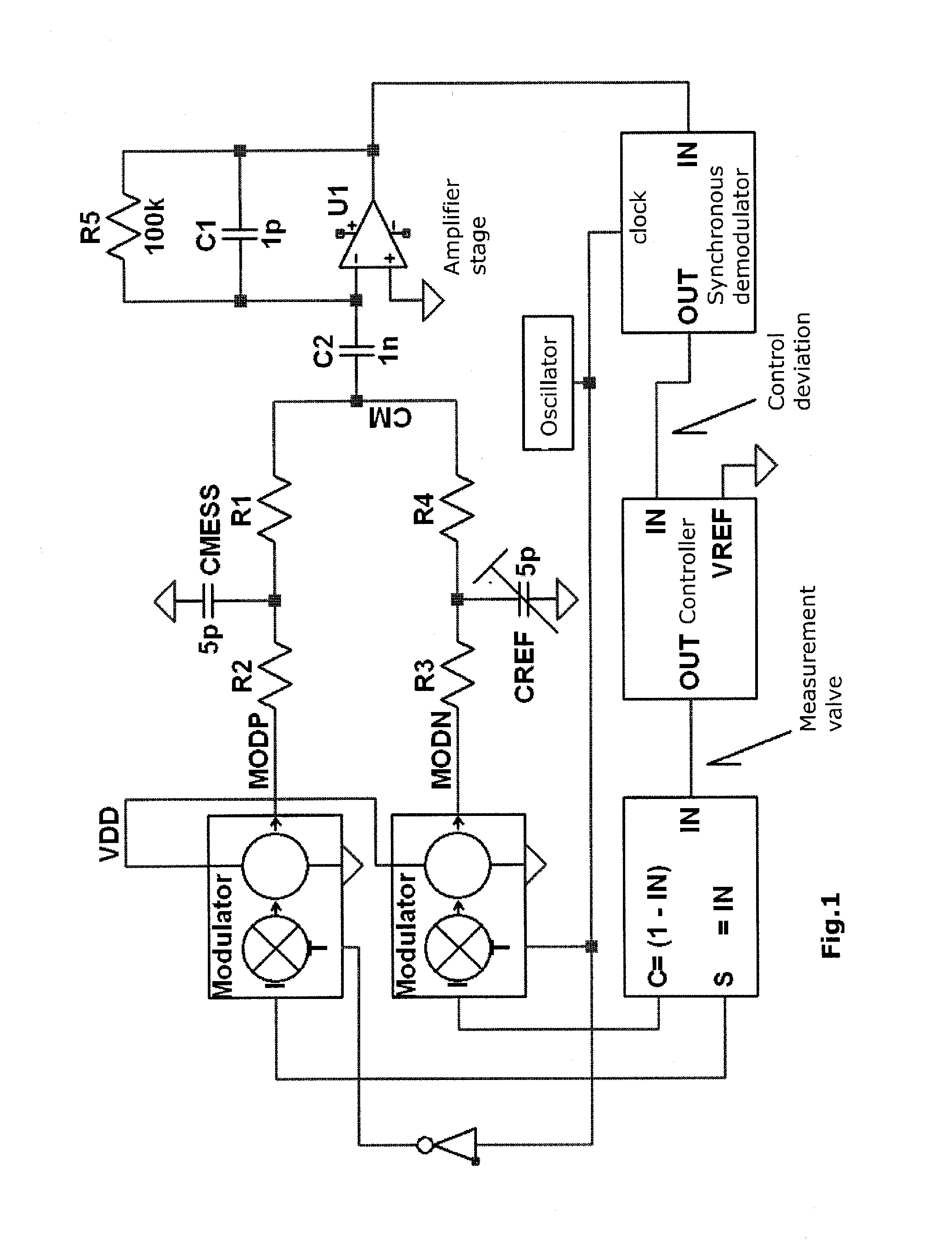 Interference-compensated sensor