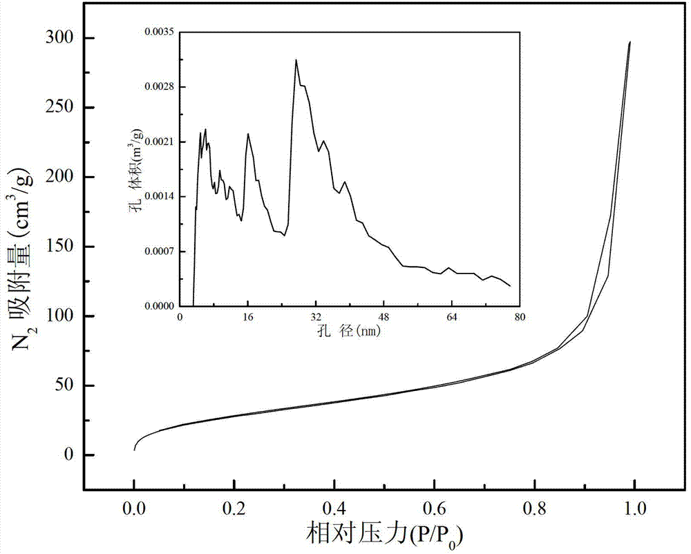 Solid absorbent with high CO2 adsorption capacity and preparation method thereof