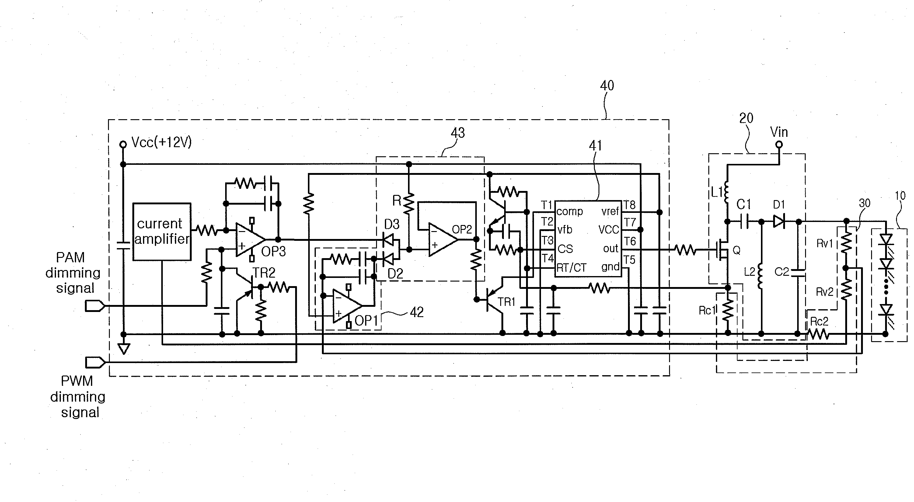 Light emitting diode array driving apparatus