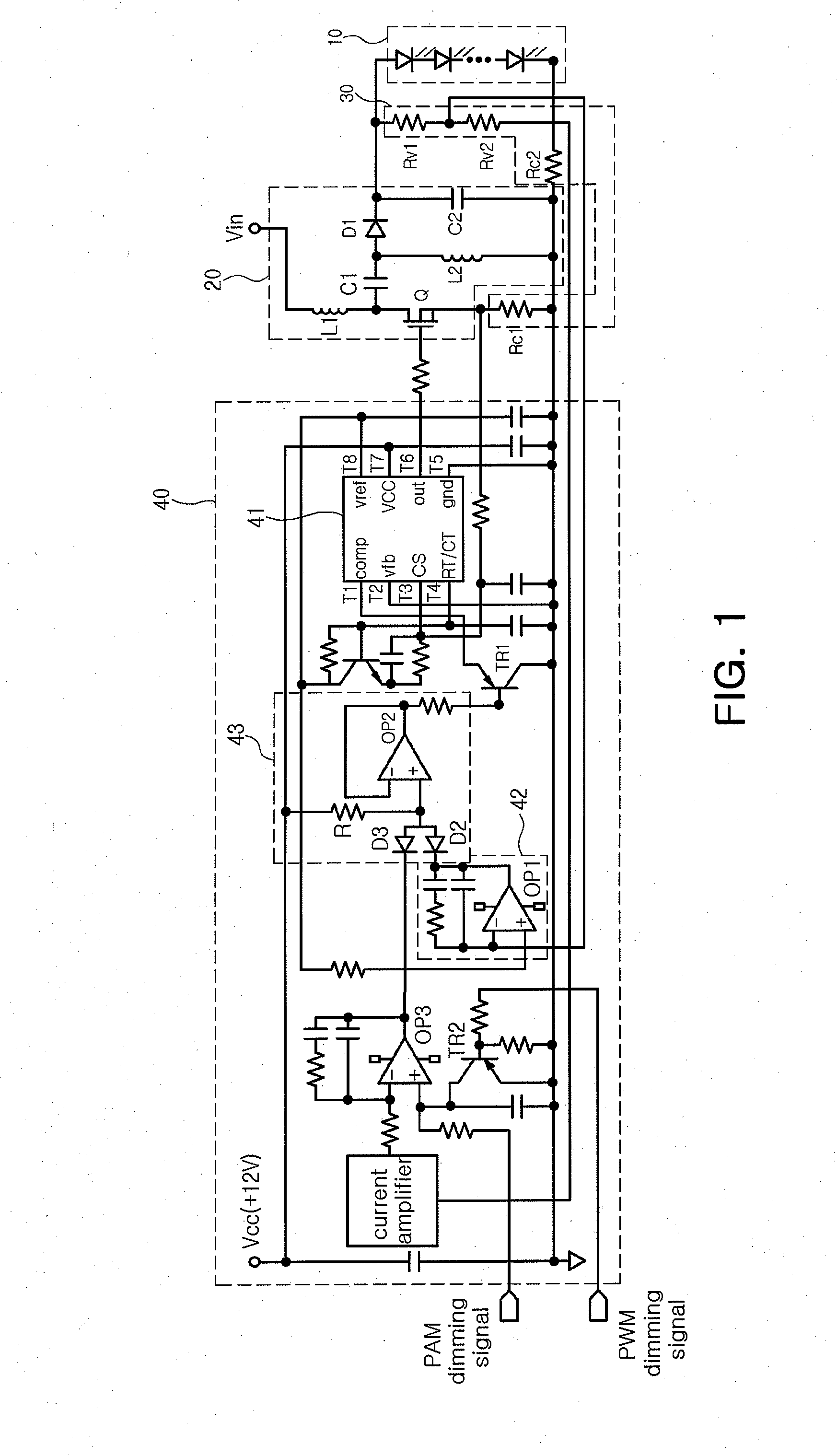 Light emitting diode array driving apparatus