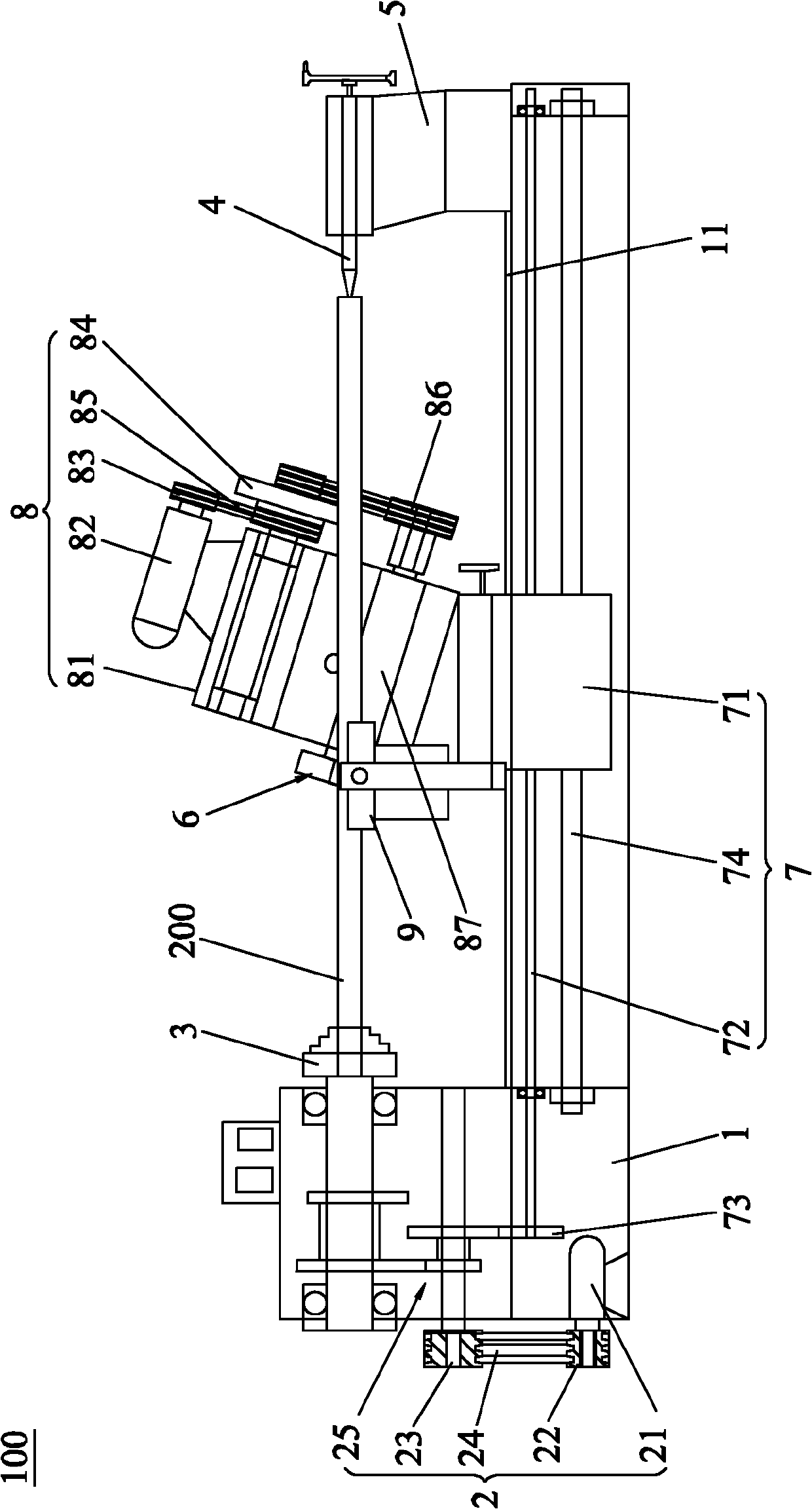 Rigid mill of screw rod