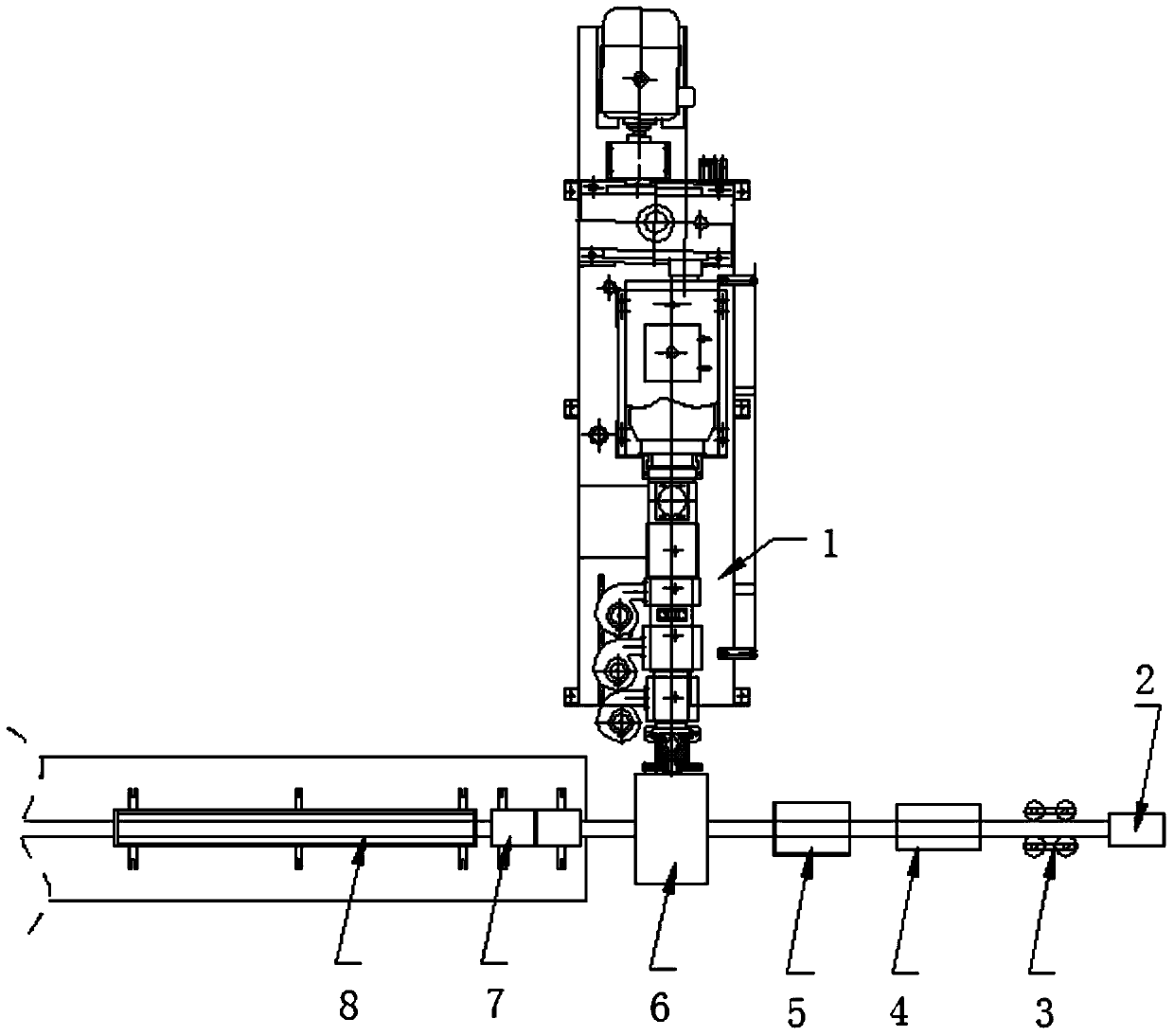 Co-extrusion molding device for wood plastic-solid wood composite material