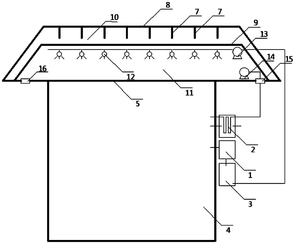 An energy-saving roof structure and method of use thereof