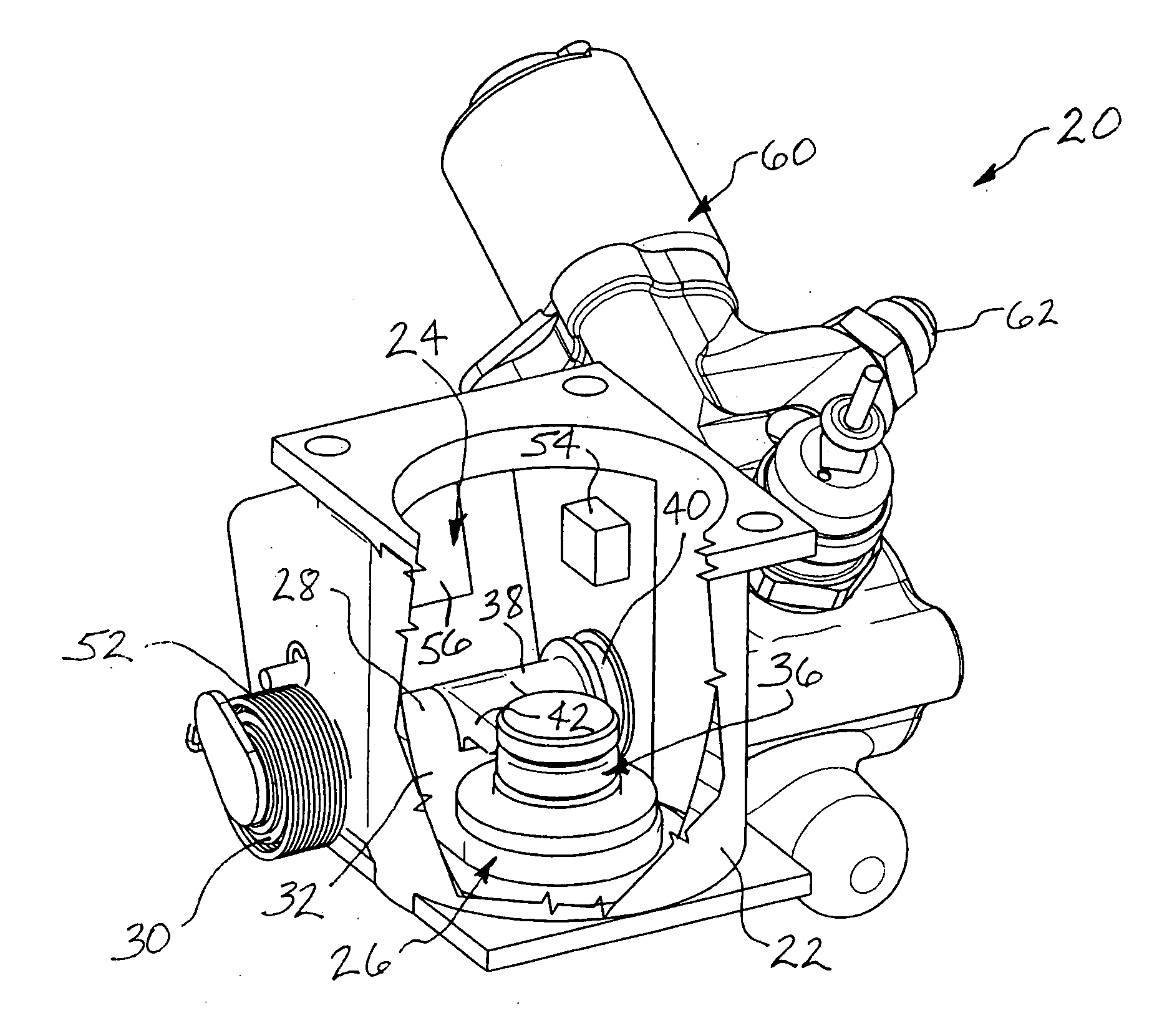 Swing valve for a turbocharger with stacked valve members, and two-stage turbocharger system incorporating same