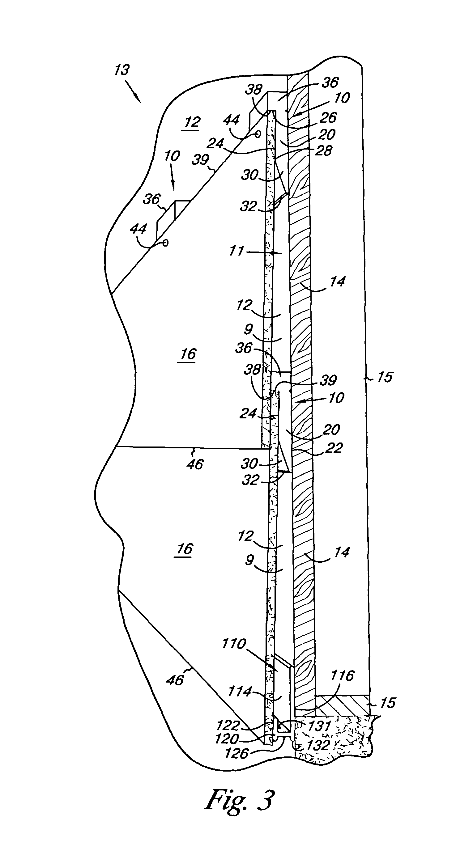 Ventilating spacing strip between rear surface of siding and outer surface of structure allowing horizontal air circulation