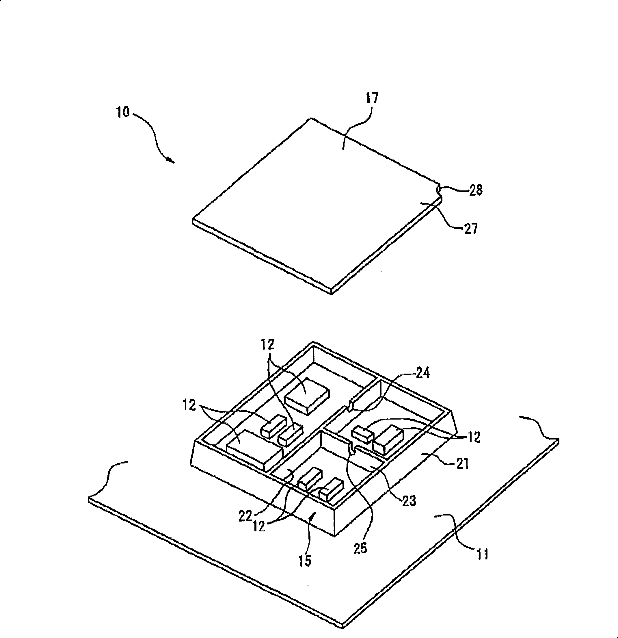 Board structure and electronic device