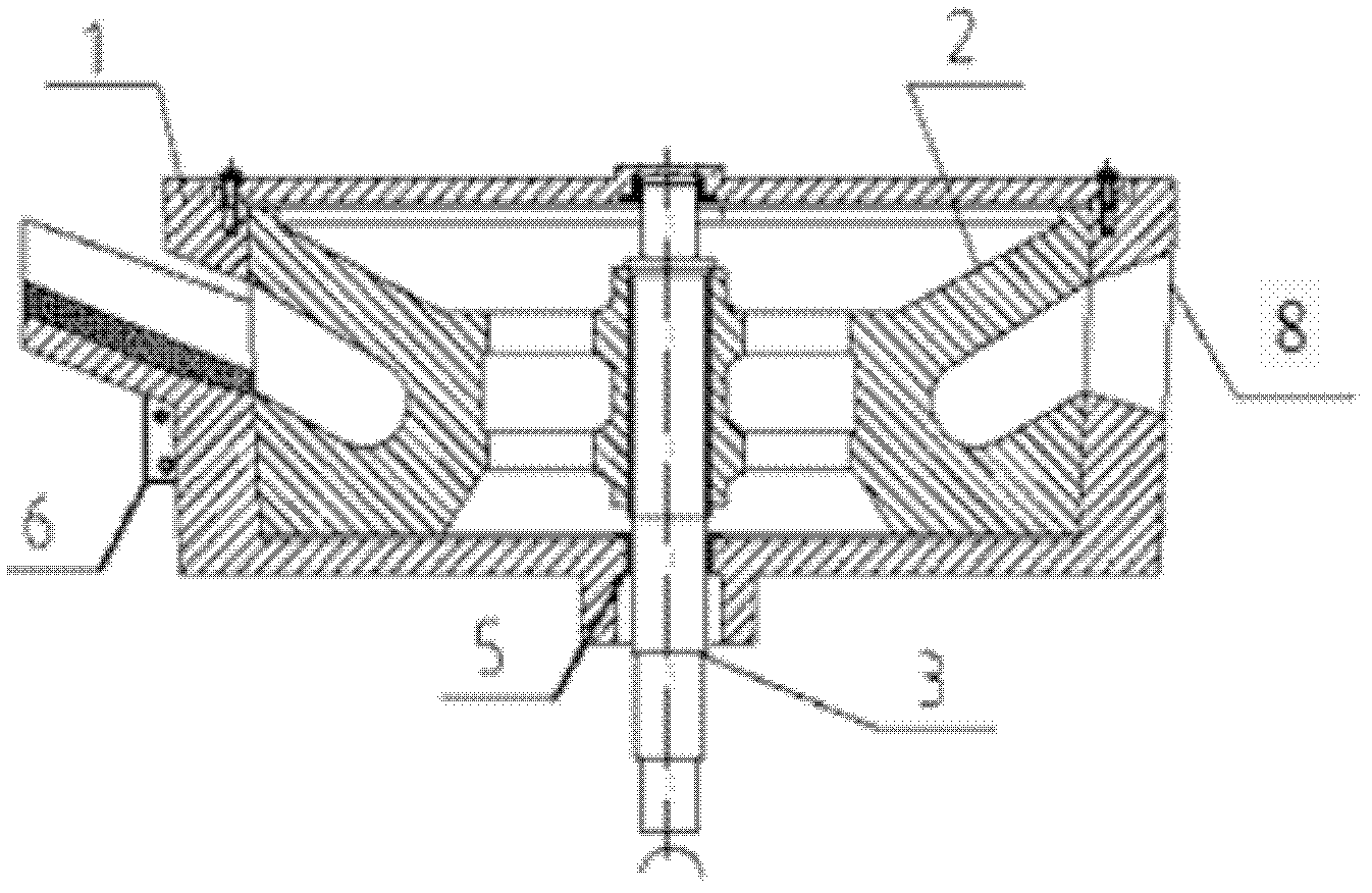 High-temperature liquid furnace slag conveying method using valve conveying device