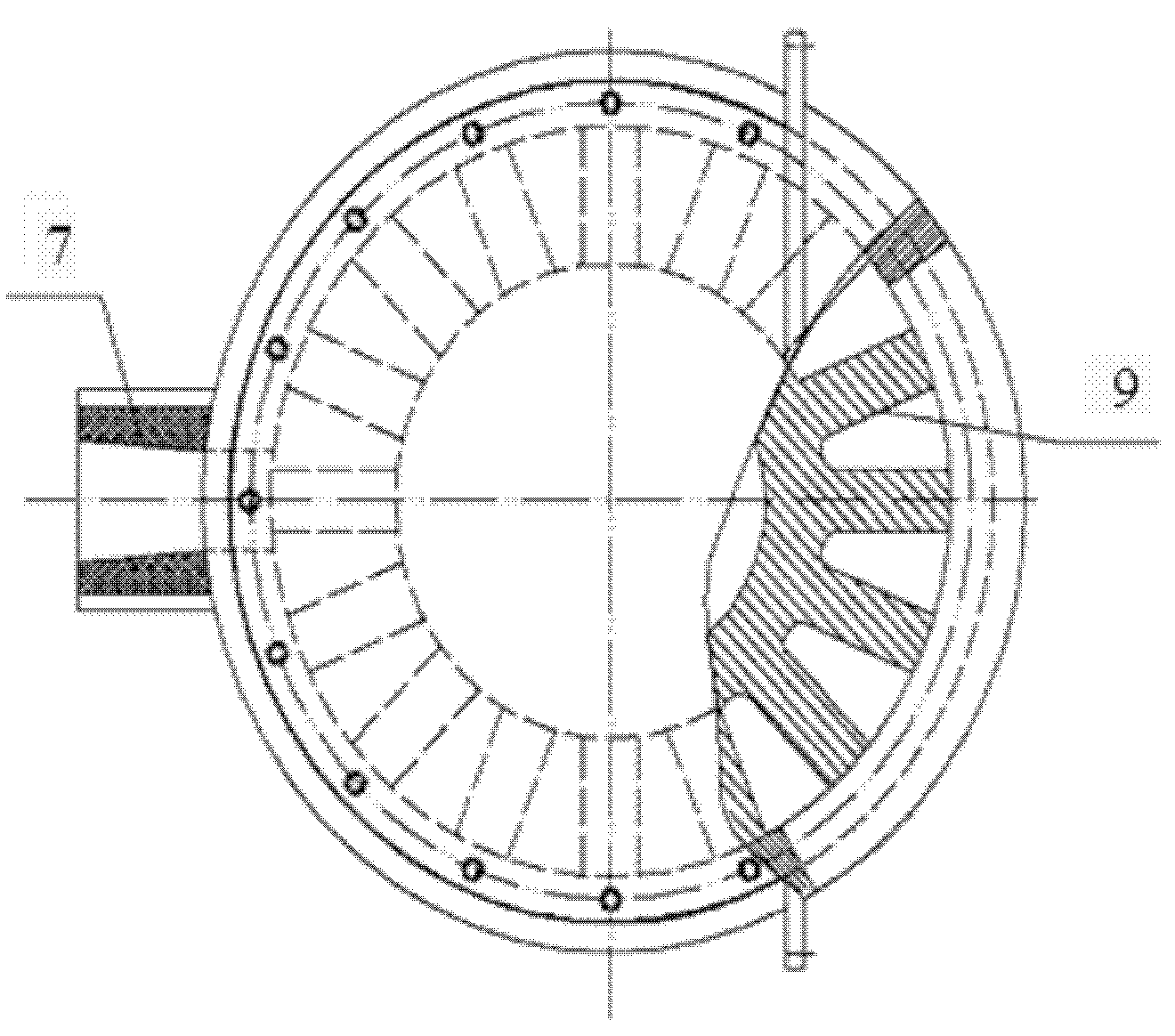 High-temperature liquid furnace slag conveying method using valve conveying device