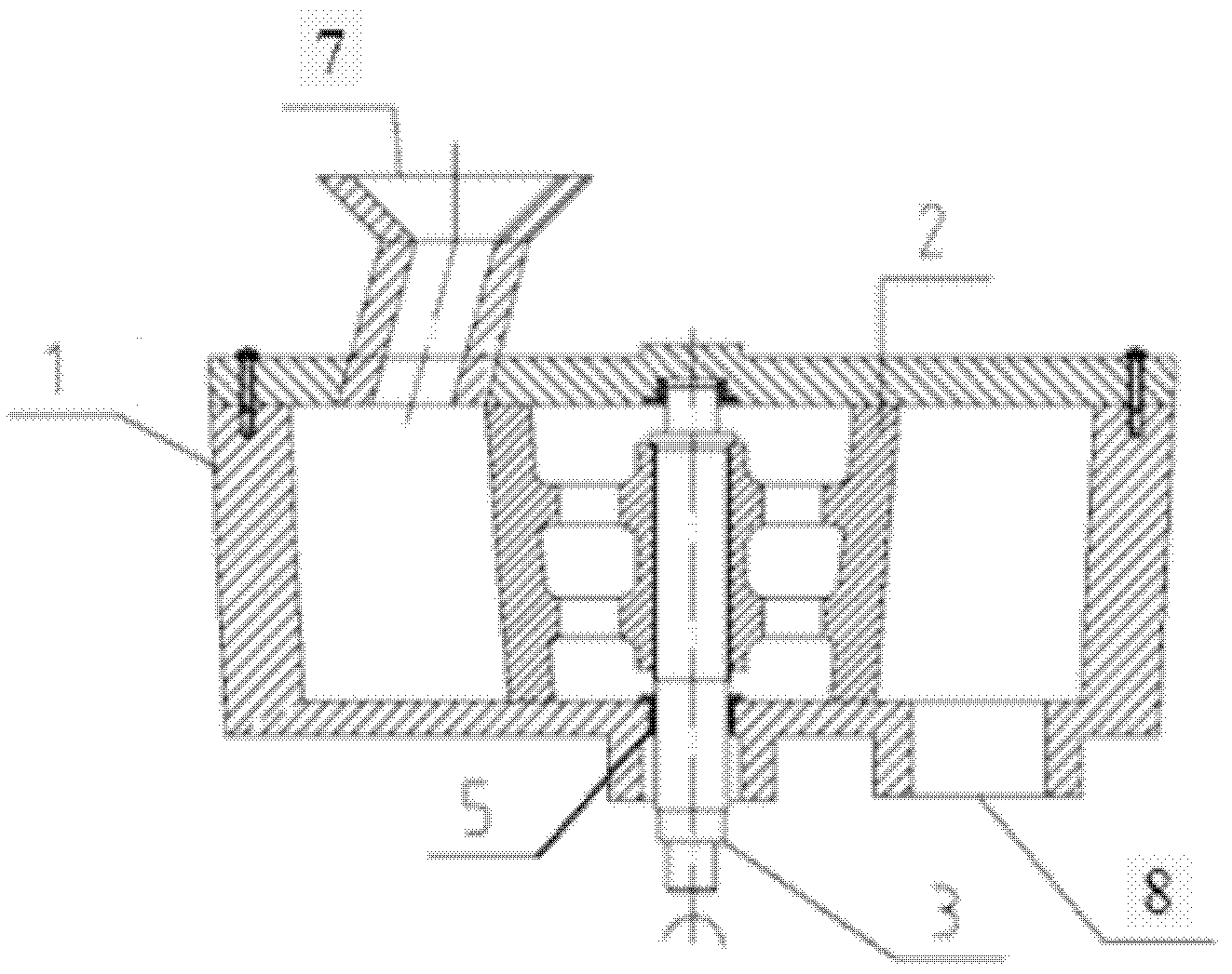 High-temperature liquid furnace slag conveying method using valve conveying device