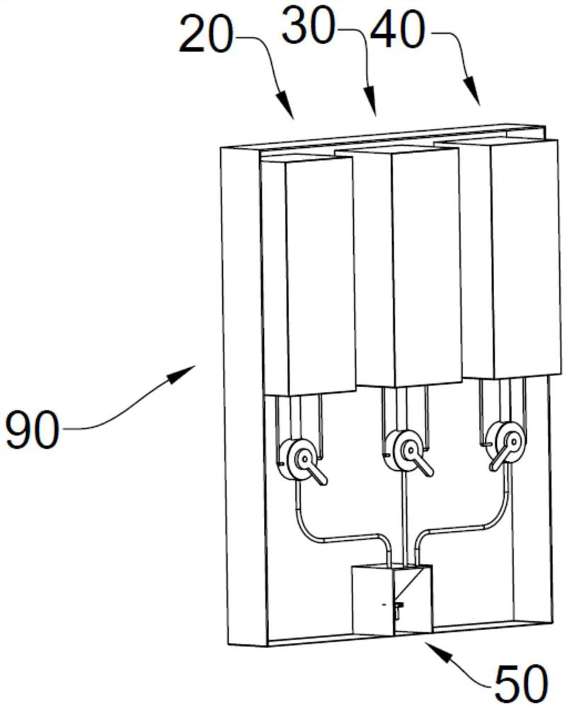 Color cognition demonstration teaching device for preschool education and demonstration method