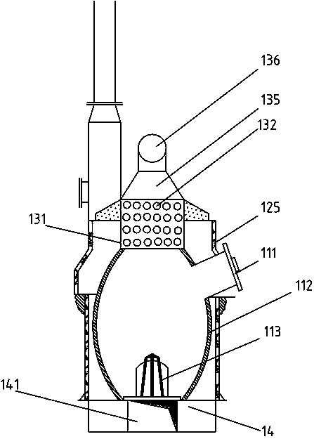 Garbage incineration disposal device