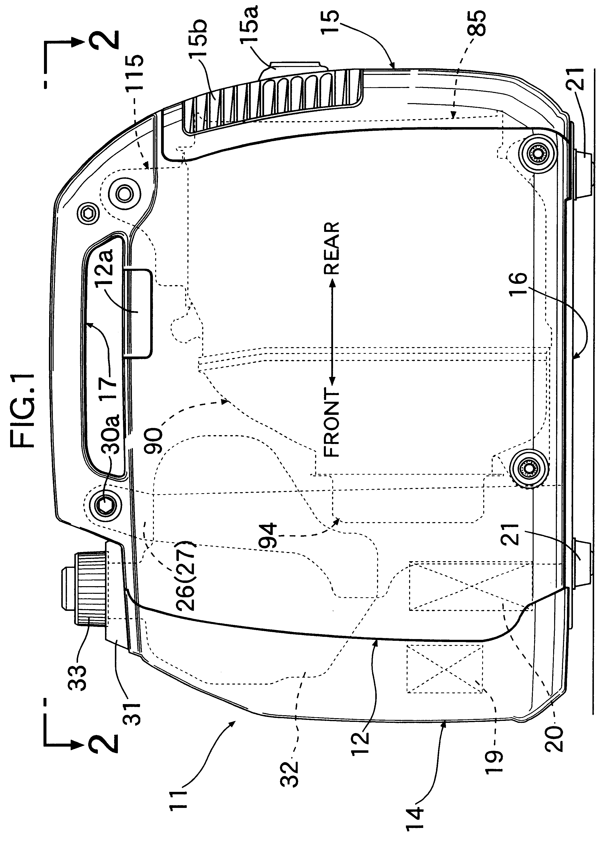 Lubrication structure in OHC engine